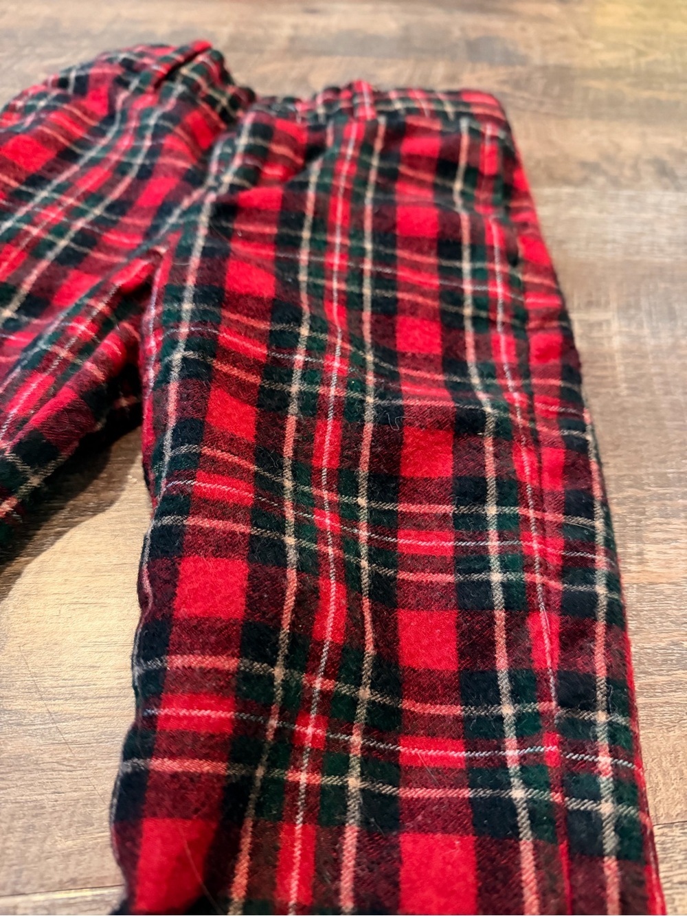 Janie and Jack Red Plaid Wool Pants Toddler 18-24 Months Holiday Tartan Lined - Picture 2 of 5